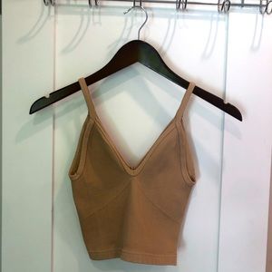 Free People, Watch Out Tank, M/L, Tan